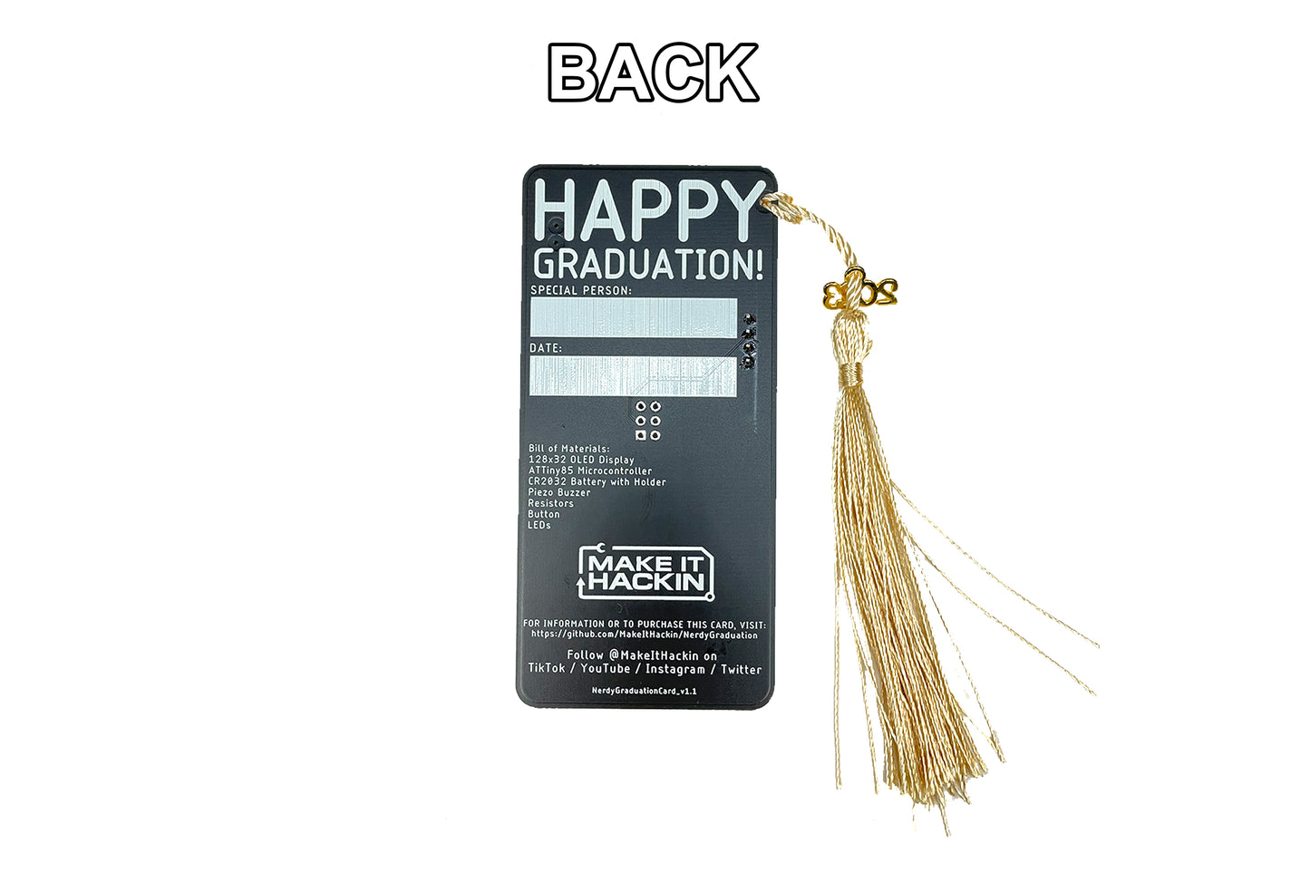 Nerdy Graduation Card