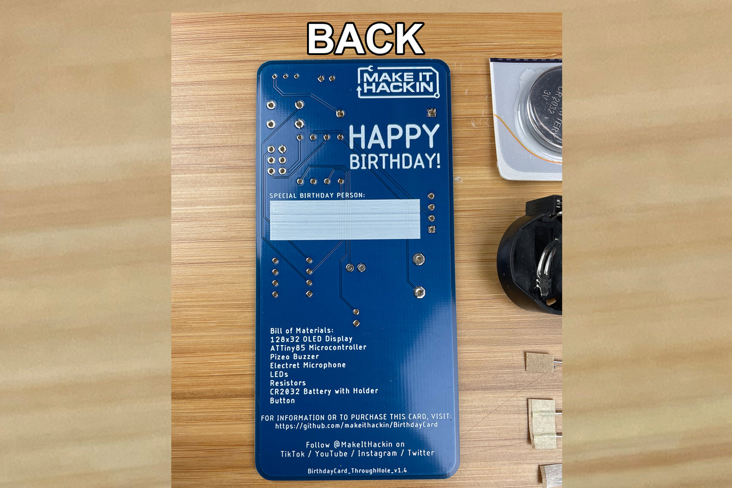 Nerdy Birthday Card - DIY Version