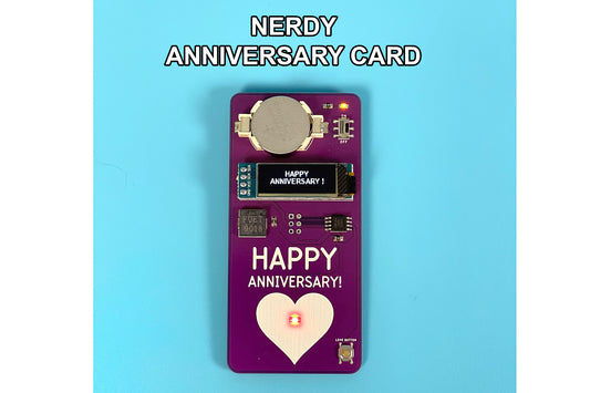 Nerdy Anniversary Card